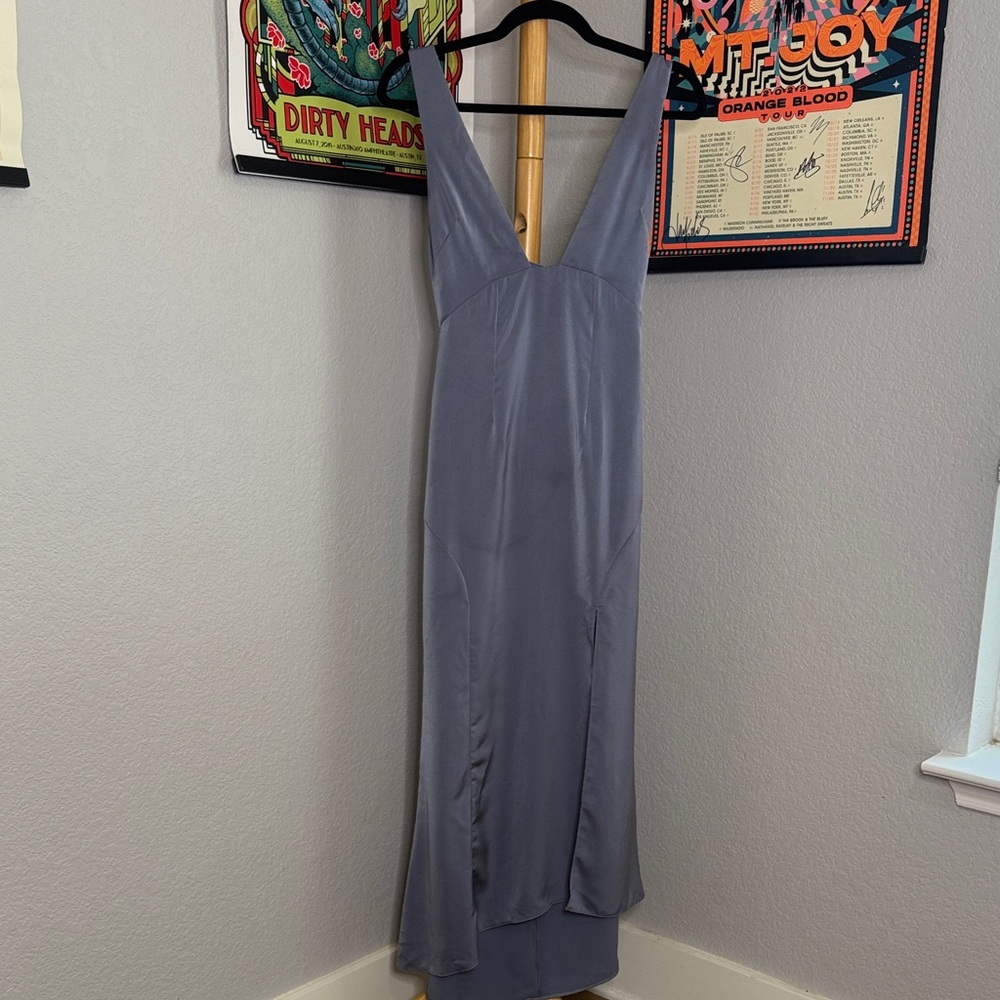ASOS Purple Backless Dress